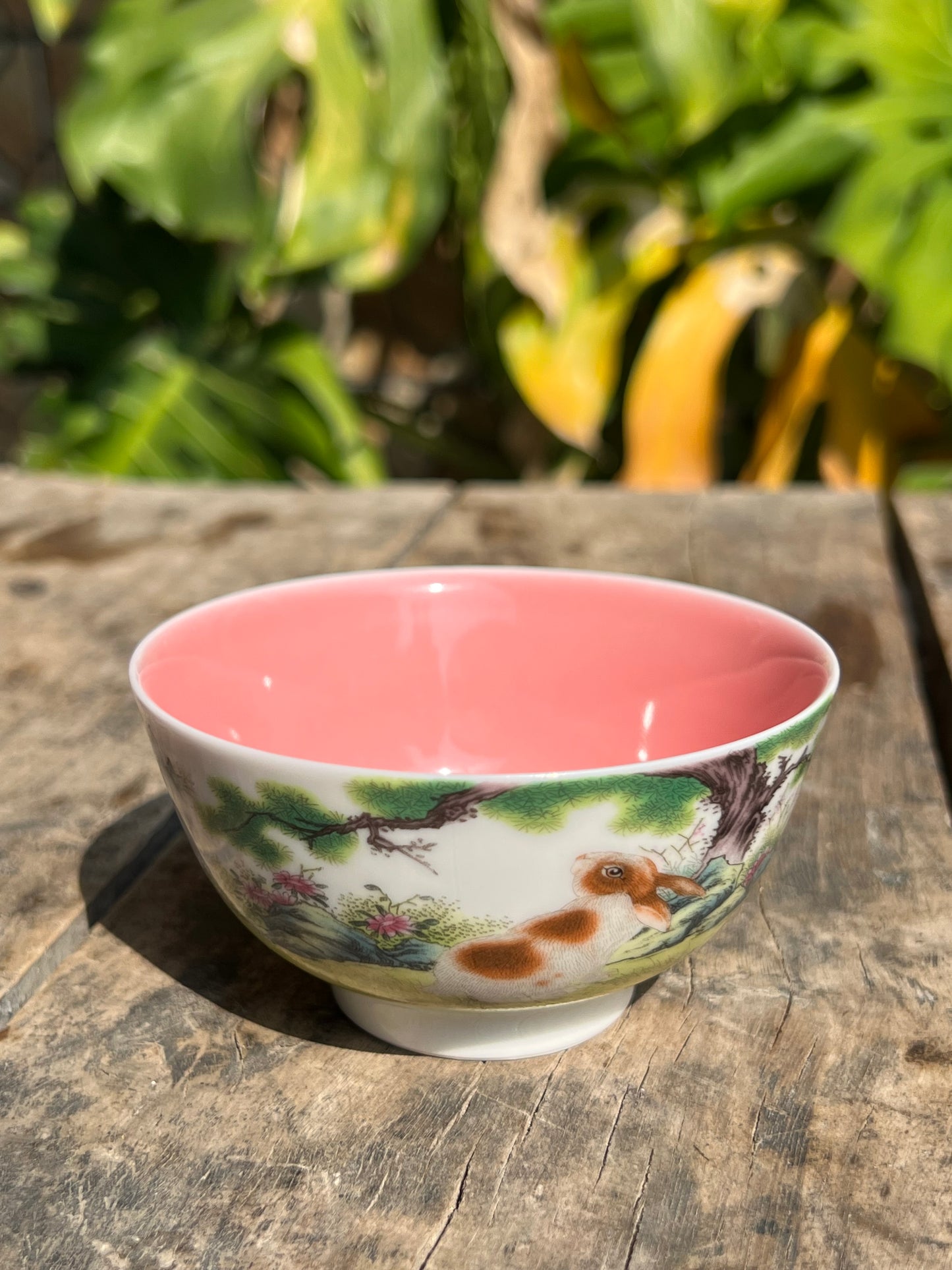 This is a Chinese Jingdezhen enamel  teacup