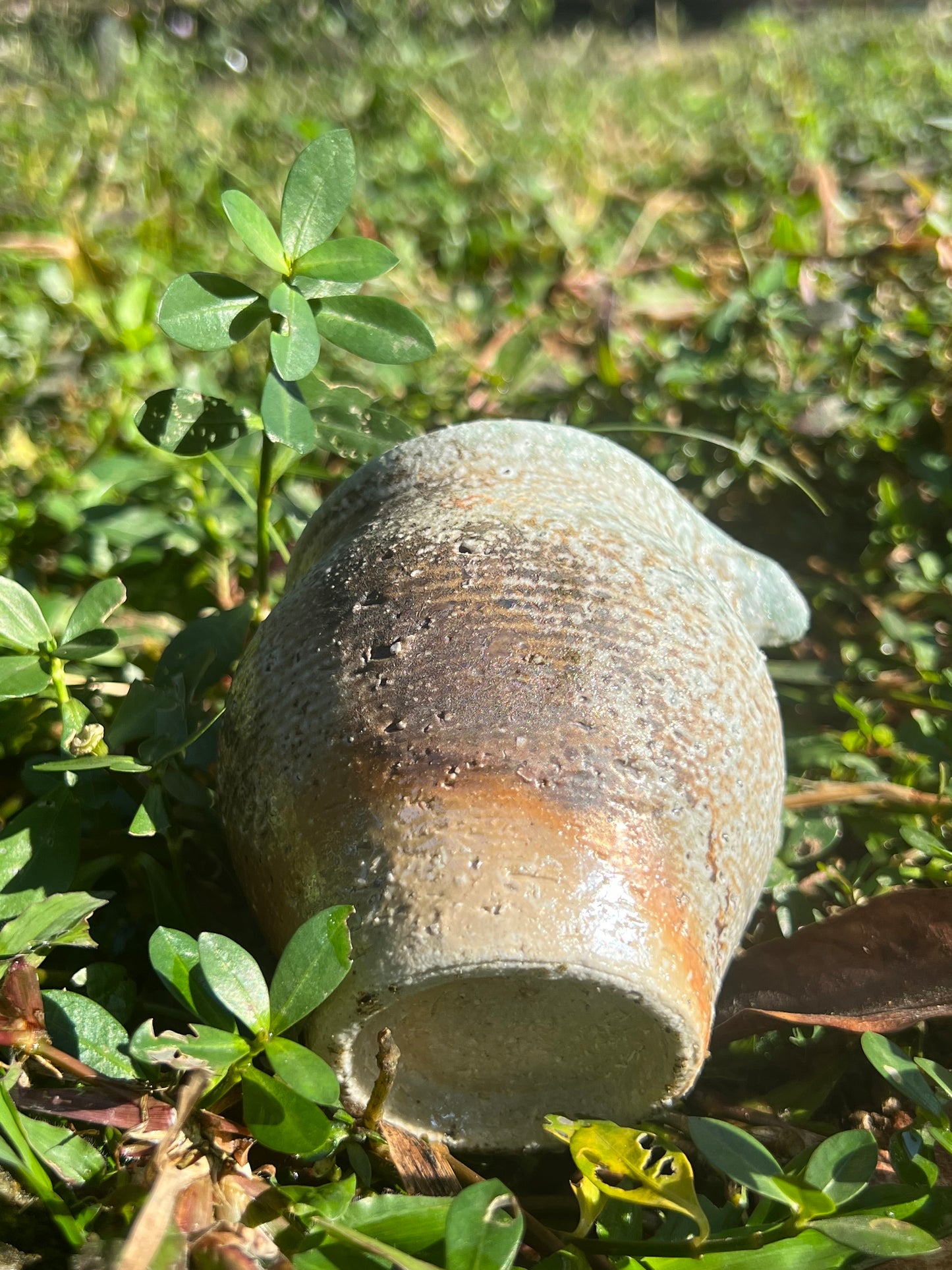 This is a woodfired pottery faircup gongdaobei