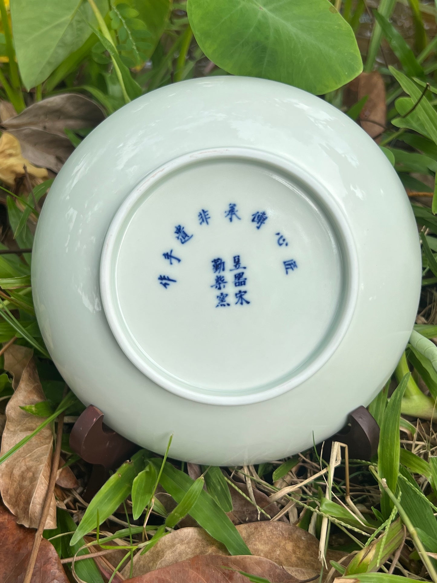 Hand Painted Chinese Blue and White Porcelain Tea Tray Tea Boat Ten Thousands Of Flowers Pattern Jingdezhen Teapot Holder Master Ceramic Artwork