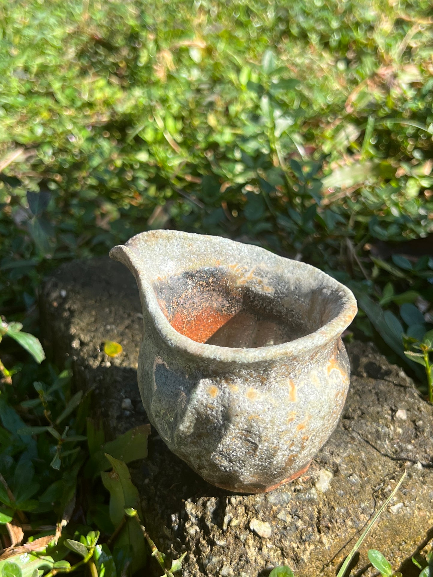 This is a woodfired pottery faircup gongdaobei