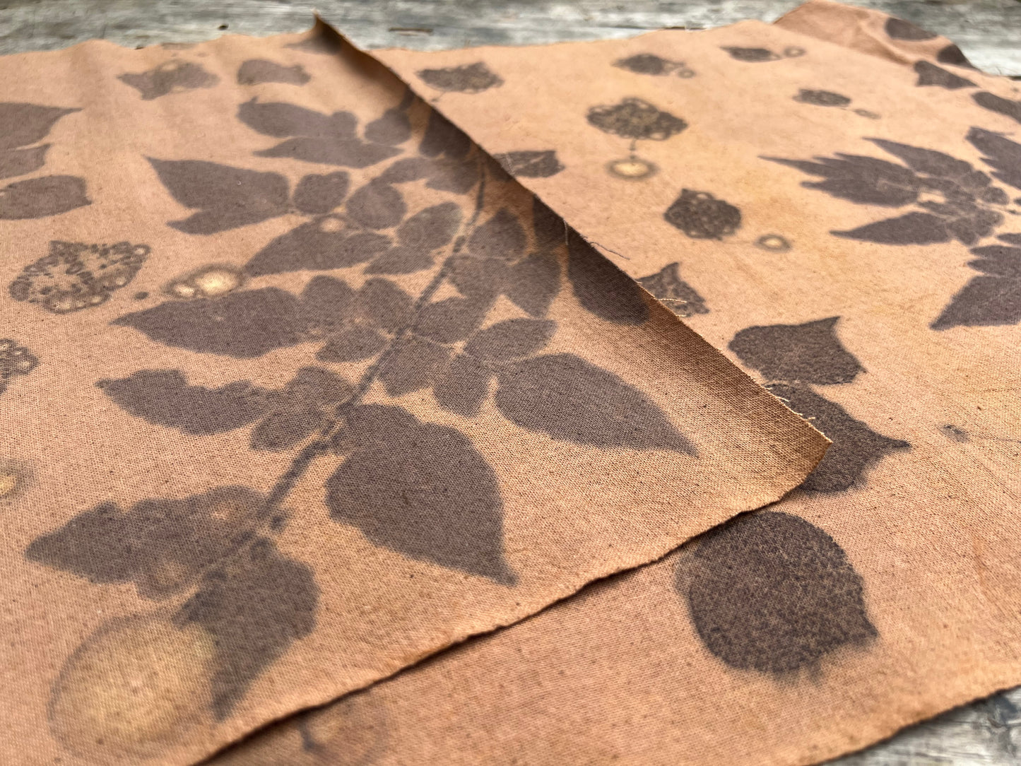 Hand Dyed Tea Table Cloth Natura Plant Dyed Cotton Tea Mat Chabu Chaxi Brown Black Color