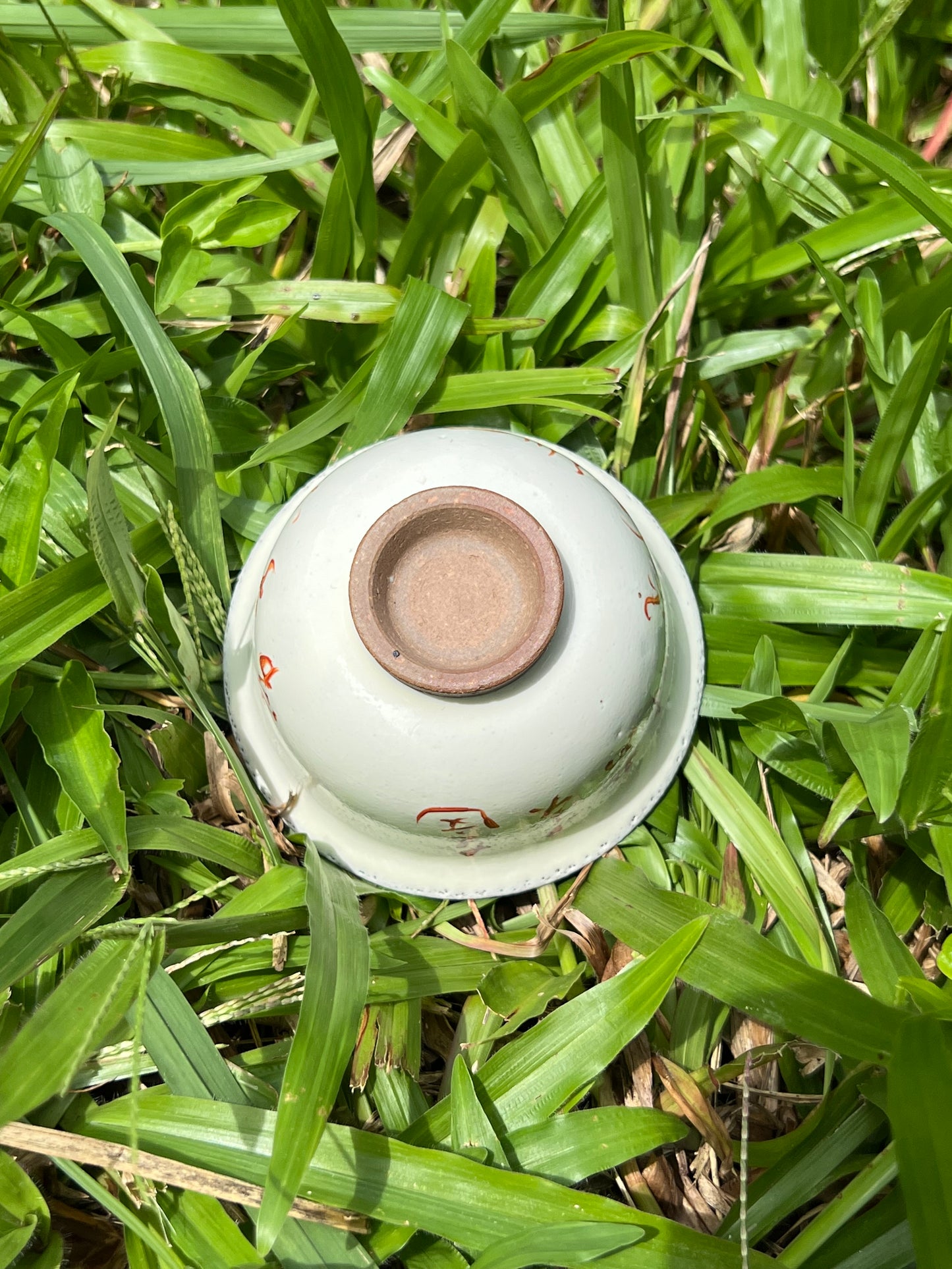 this is a pottery alum red gaiwan 