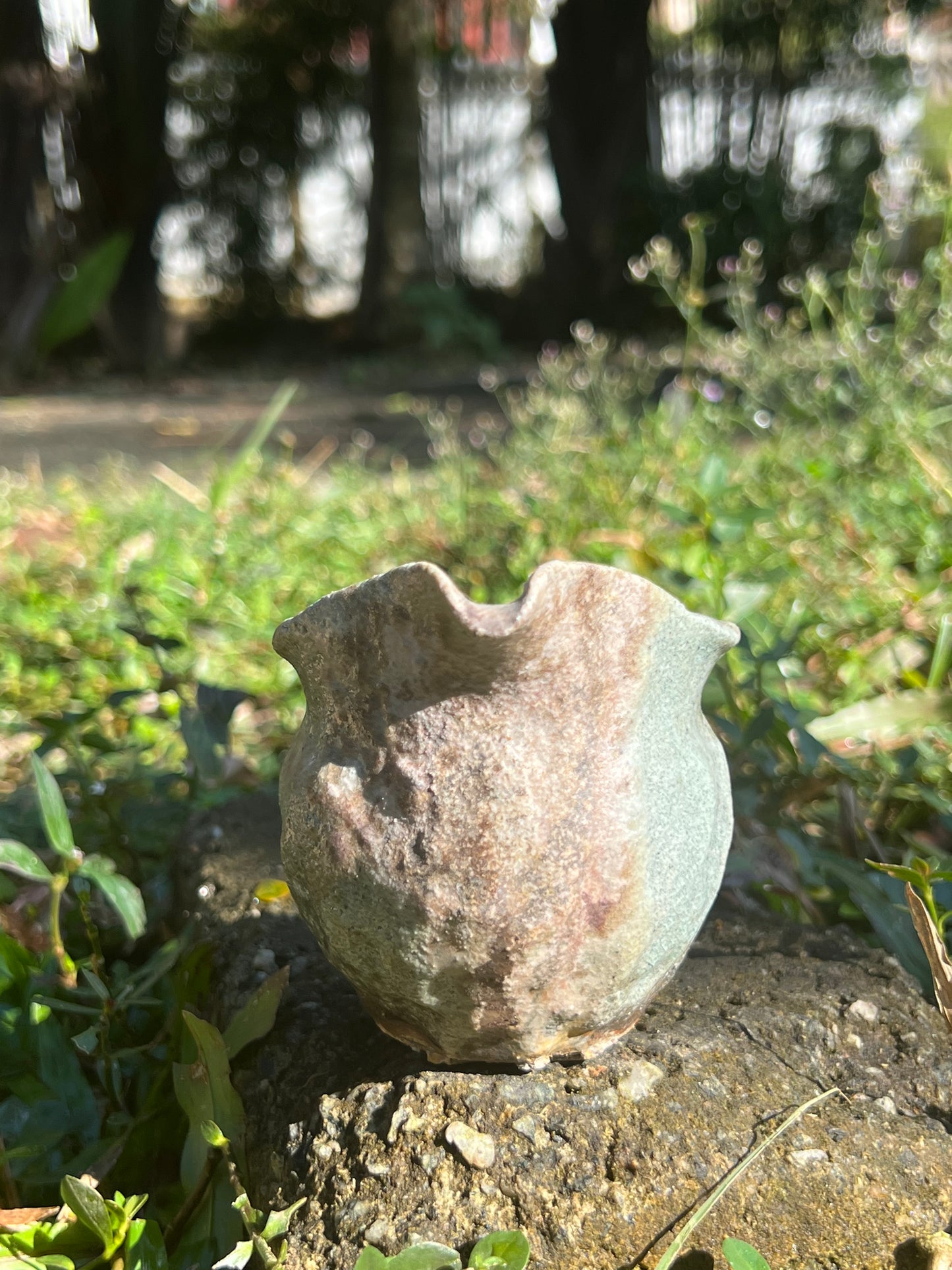 This is a woodfired pottery faircup gongdaobei