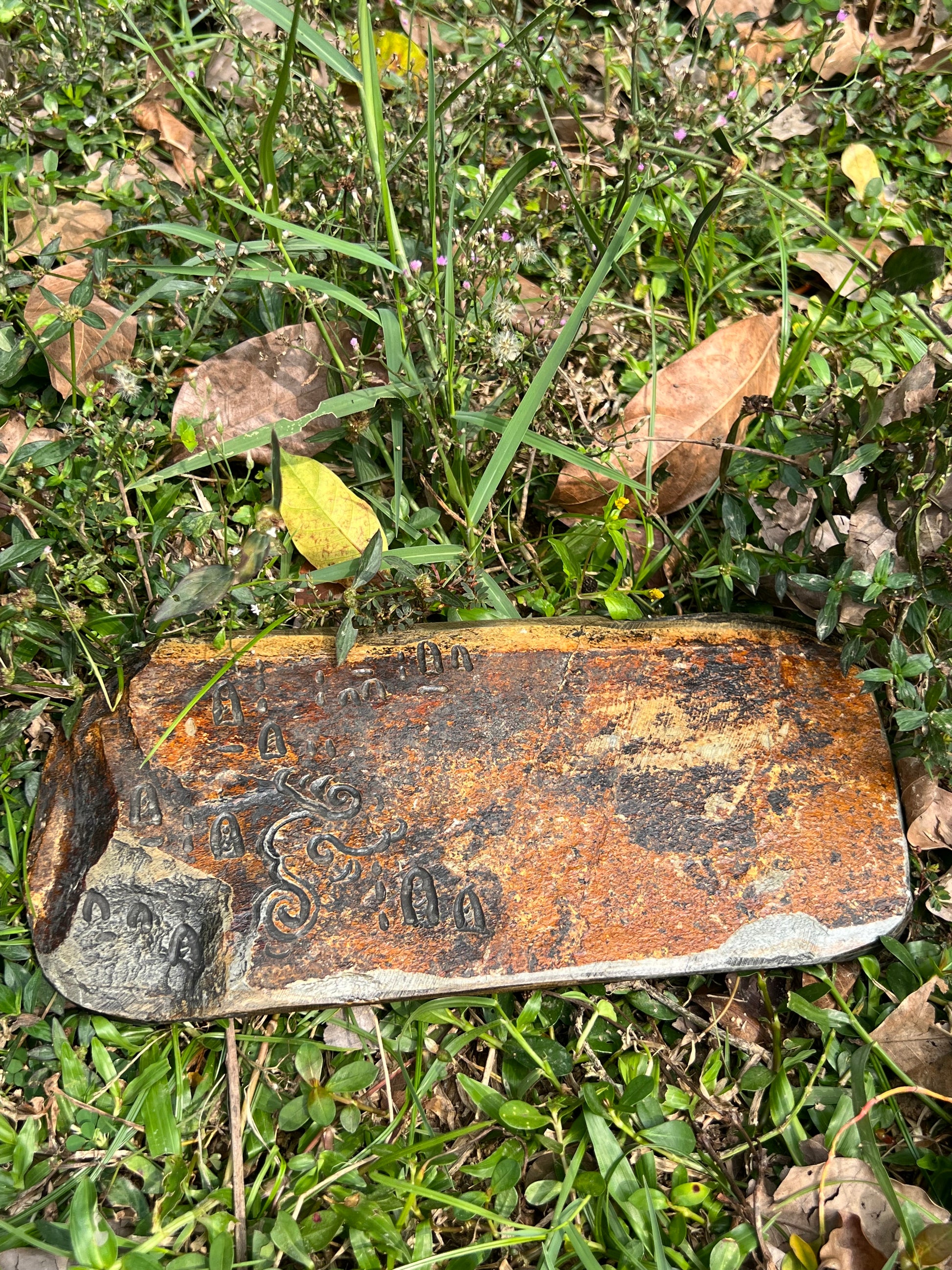 This is an inkstone tea tray tea boat