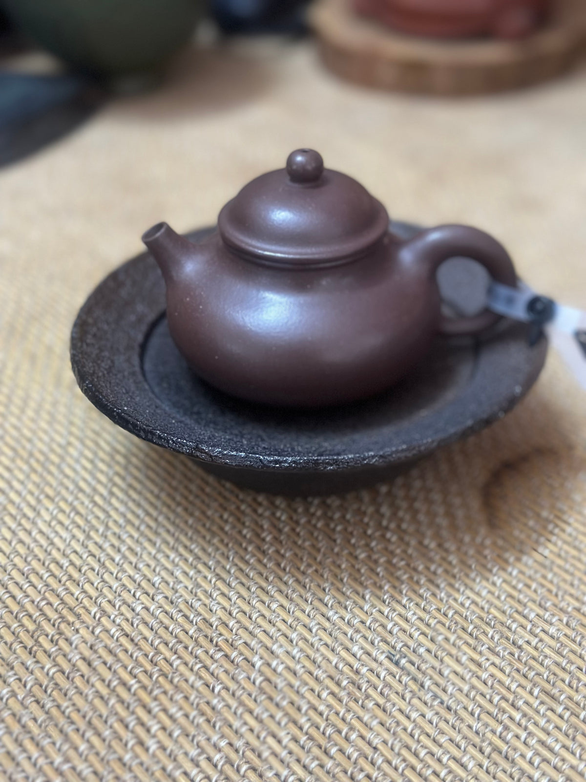 Extra fee for handcrafted Zisha tea tray