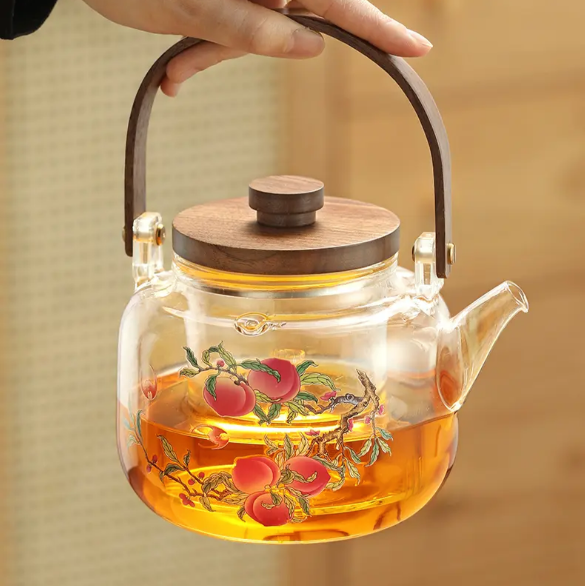 This is an glass kettle