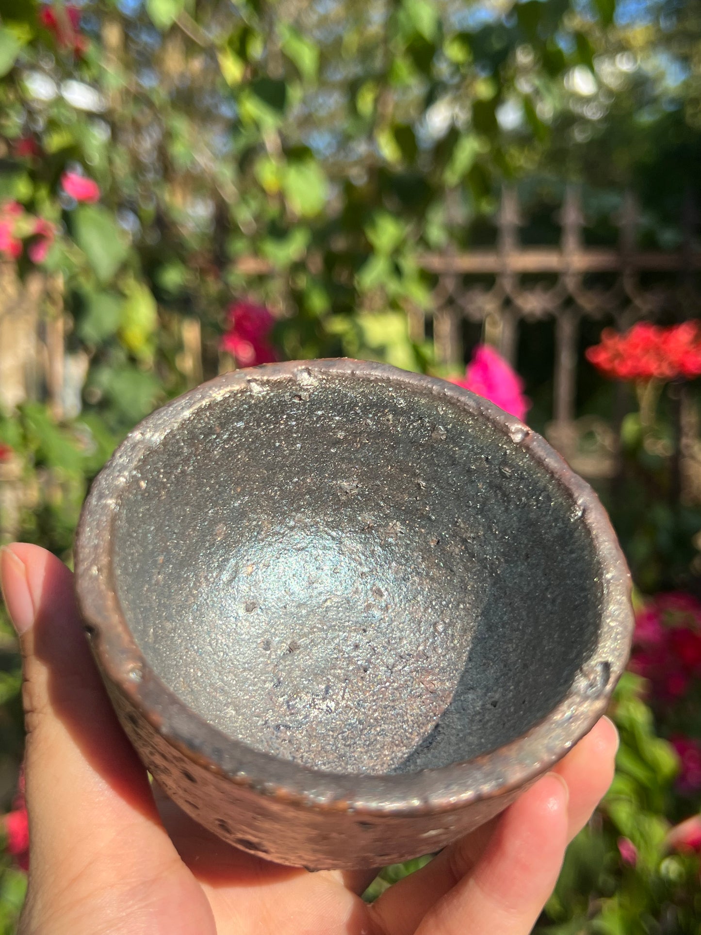 Handmade Chinese Tietai Pottery Woodfired Natural Gloss Artwork Gongfu Teaware Teacup