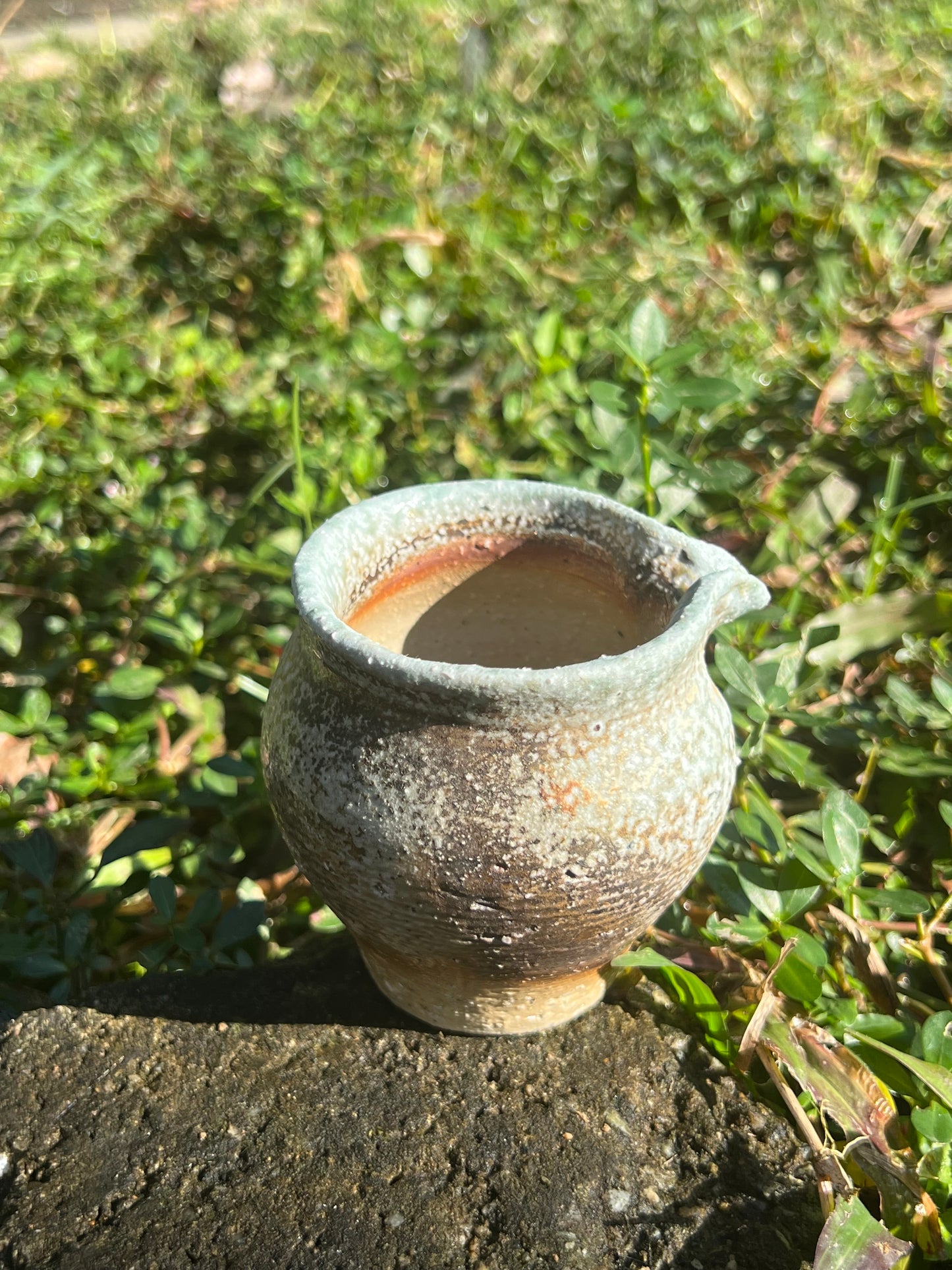 This is a woodfired pottery faircup gongdaobei