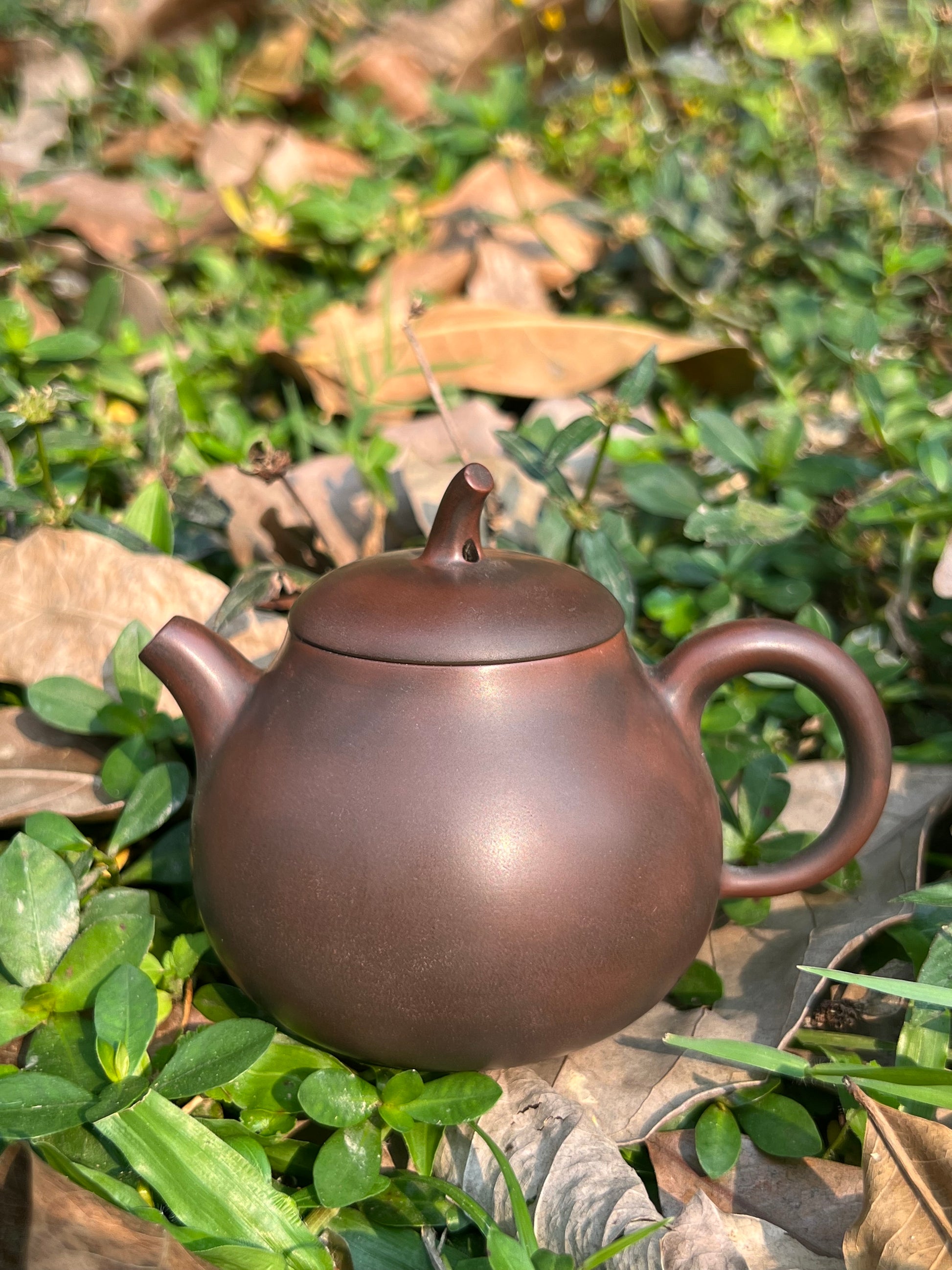 This is a Nixing teapot.this is a Chinese Nixing pottery clay teapot