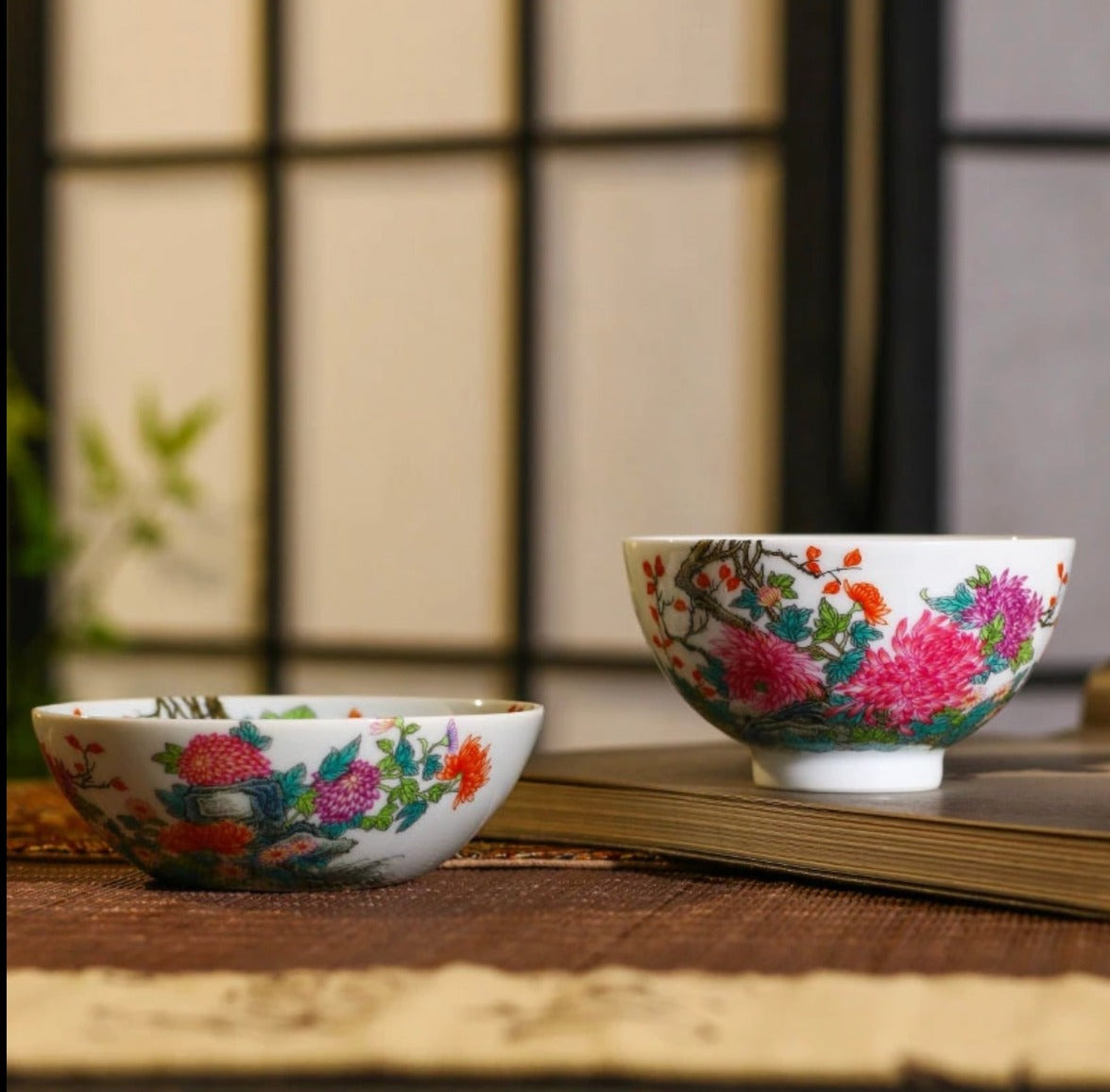 This is a Chinese Jingdezhen ceramic teacup