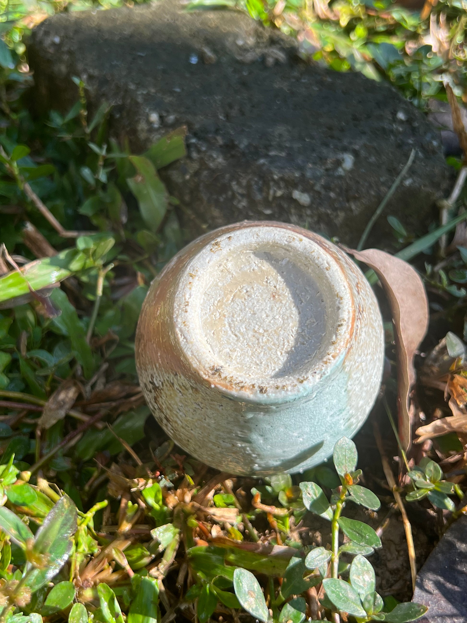 This is a woodfired pottery faircup gongdaobei