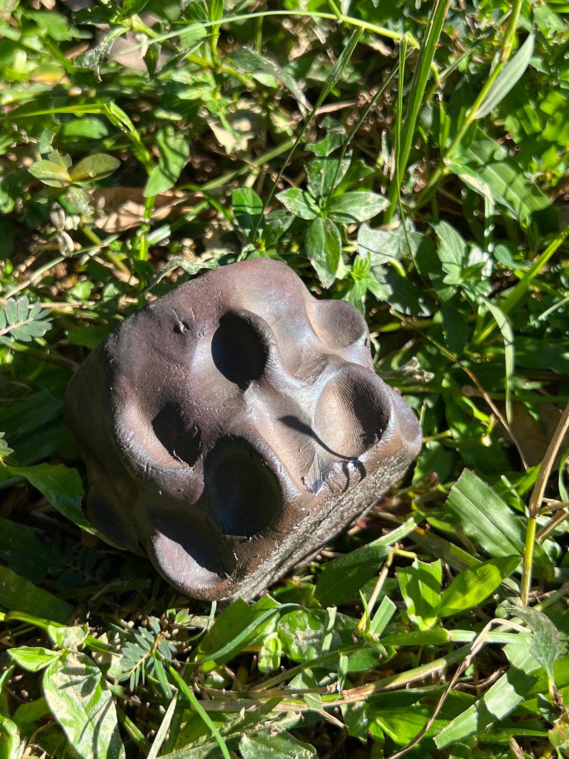 This is a woodfired tietai pottery teacup