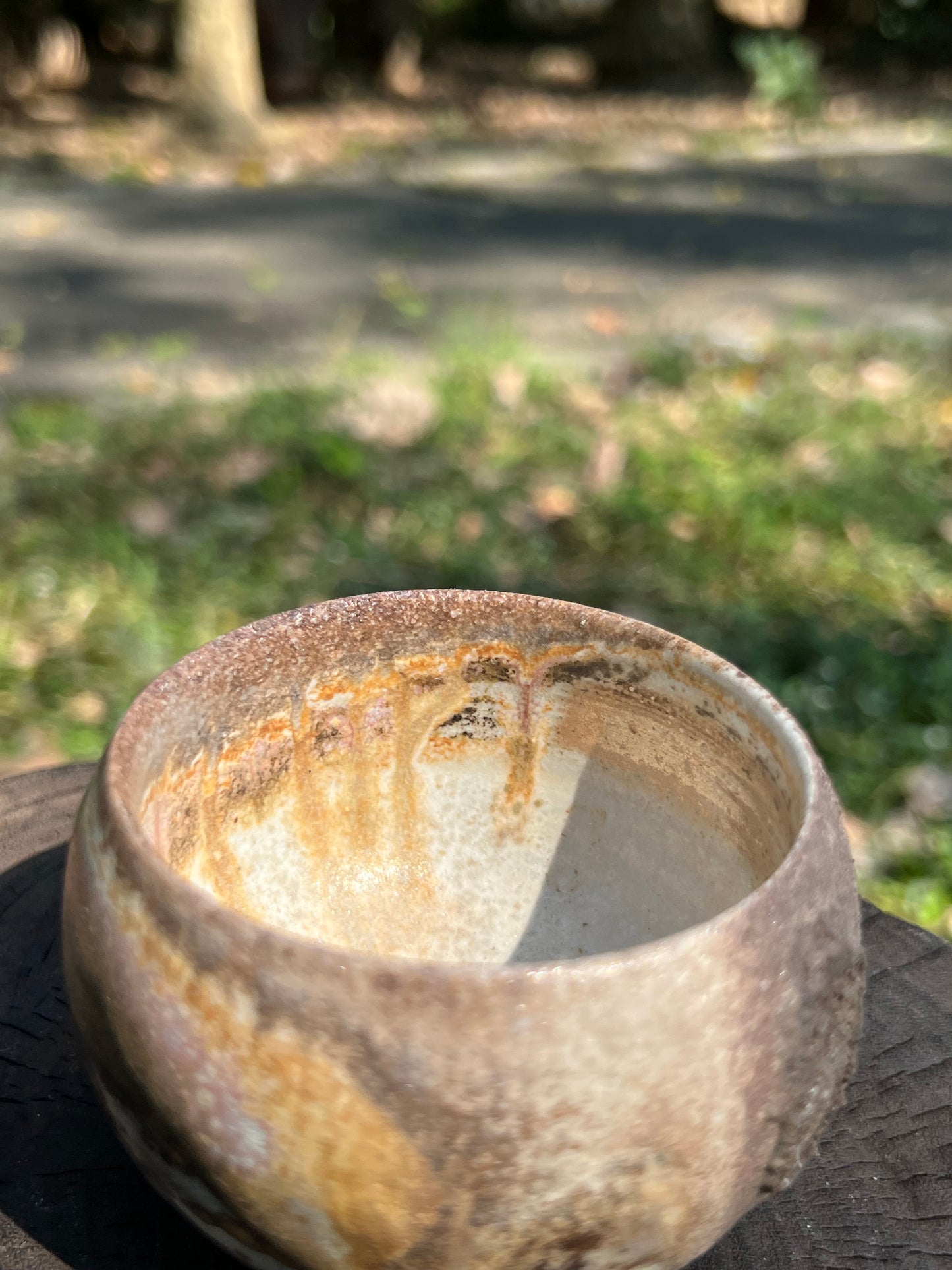 Woodfired Handmade Crude Pottery Teacup Gloss Unique Artwork Chinese Master Pottery Ceramic Japanese Ceramic Tea Ceremony