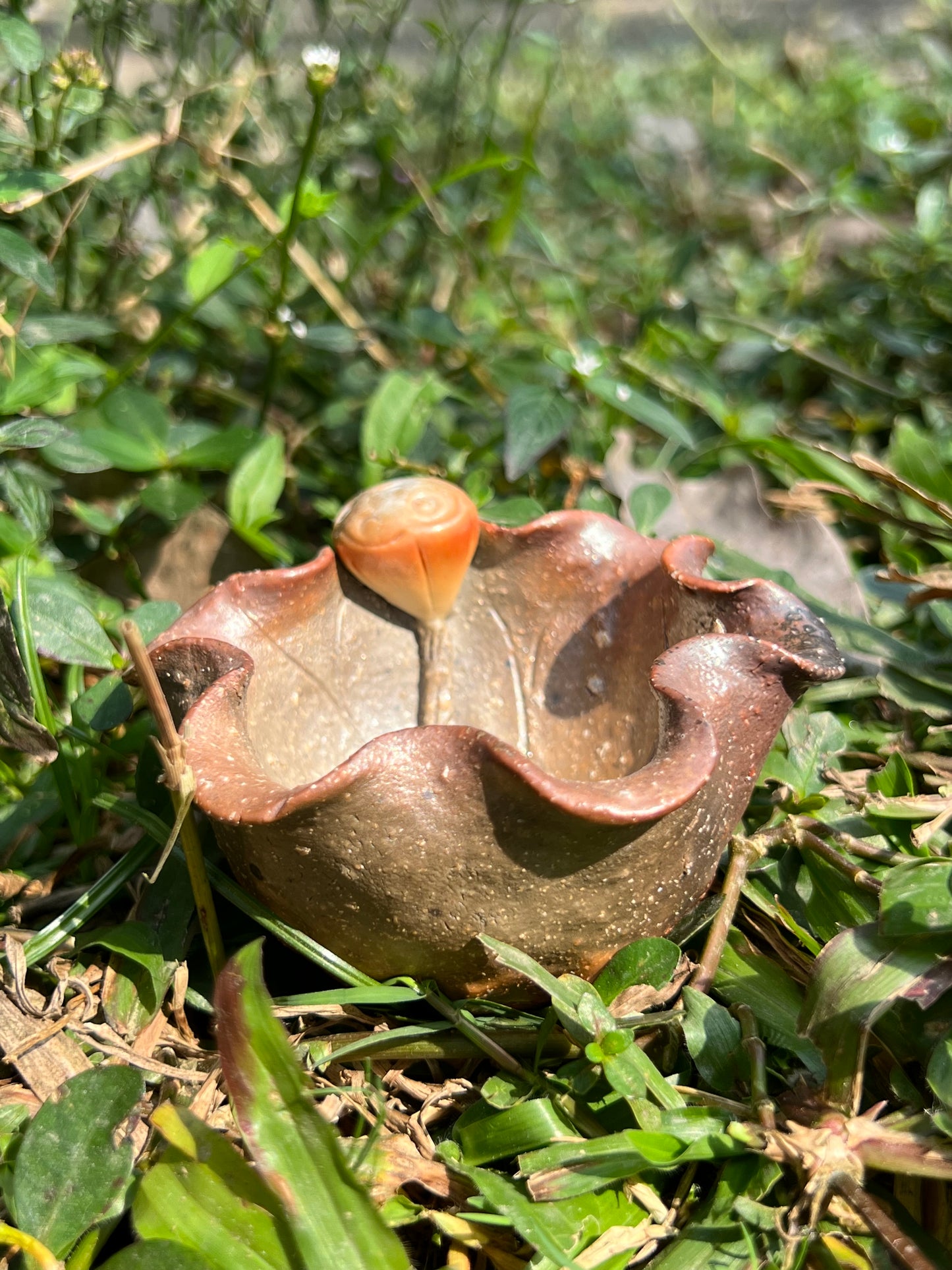 Woodfired Handmade Crude Pottery Teacup Gloss Unique Artwork Chinese Master Pottery Ceramic Japanese Ceramic Tea Ceremony