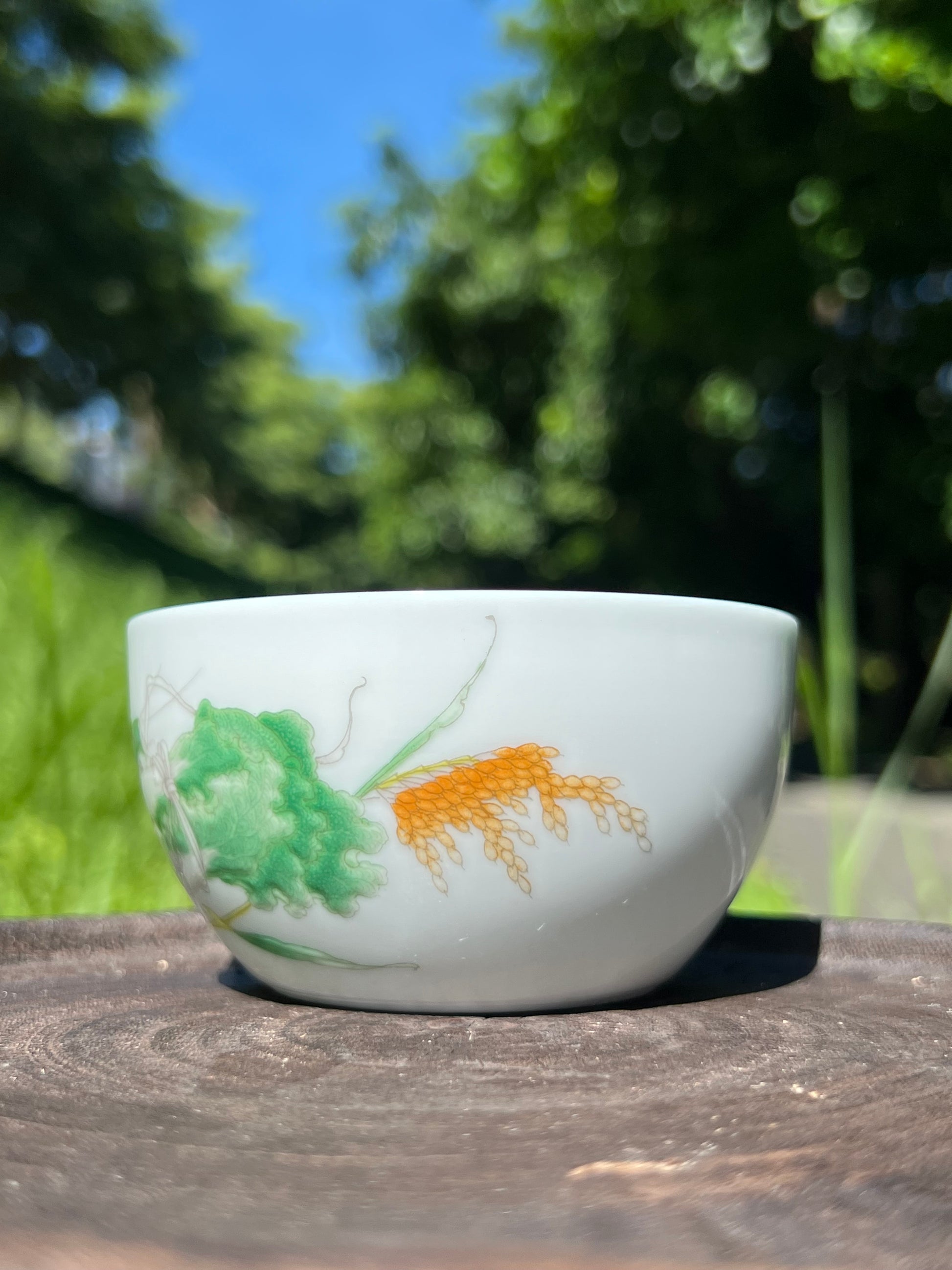 this is Chinese enamel teacup. this is a ceramic teacup