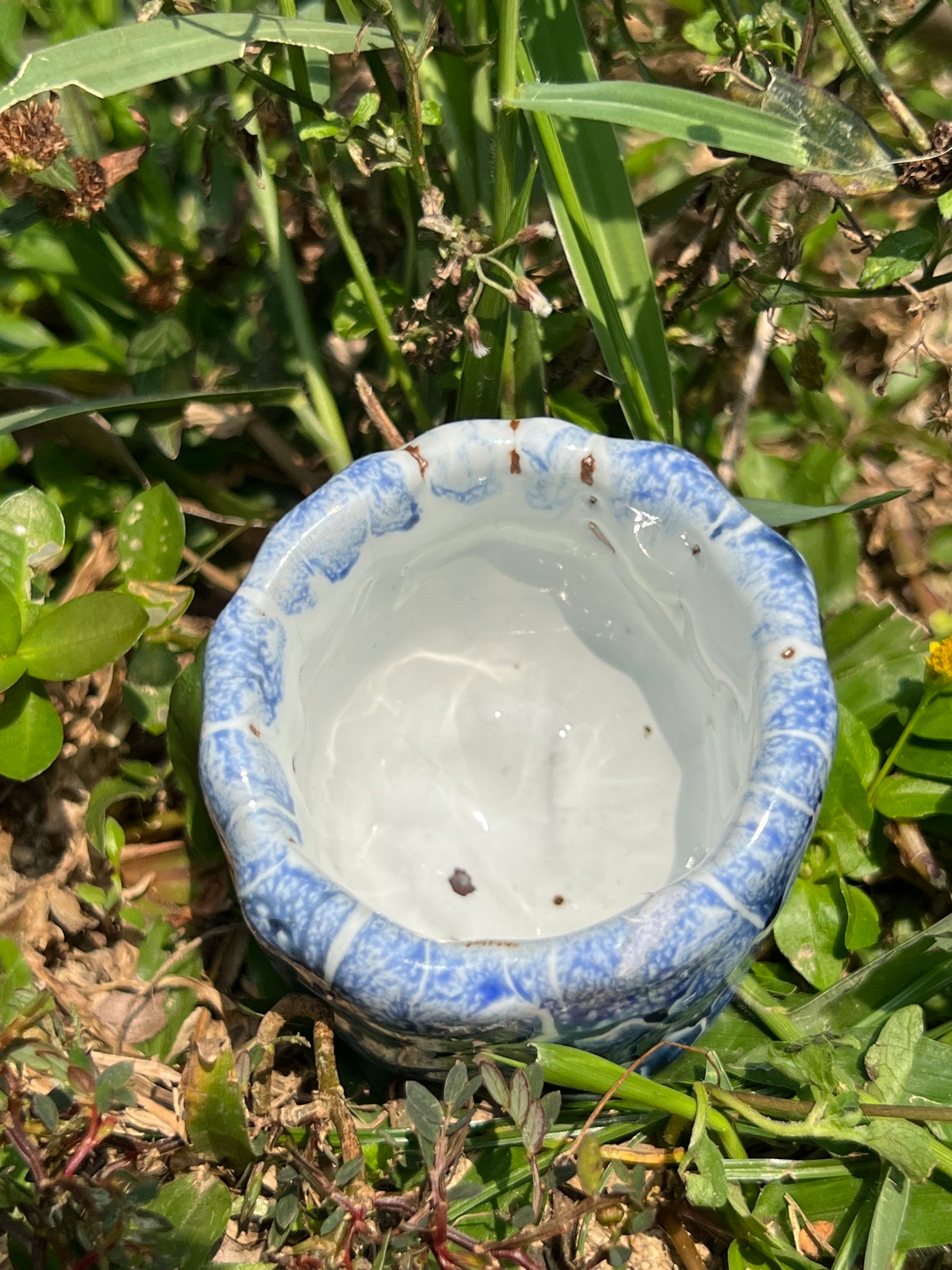 This is a shino ware teacup.this is a shinoyaki teacup