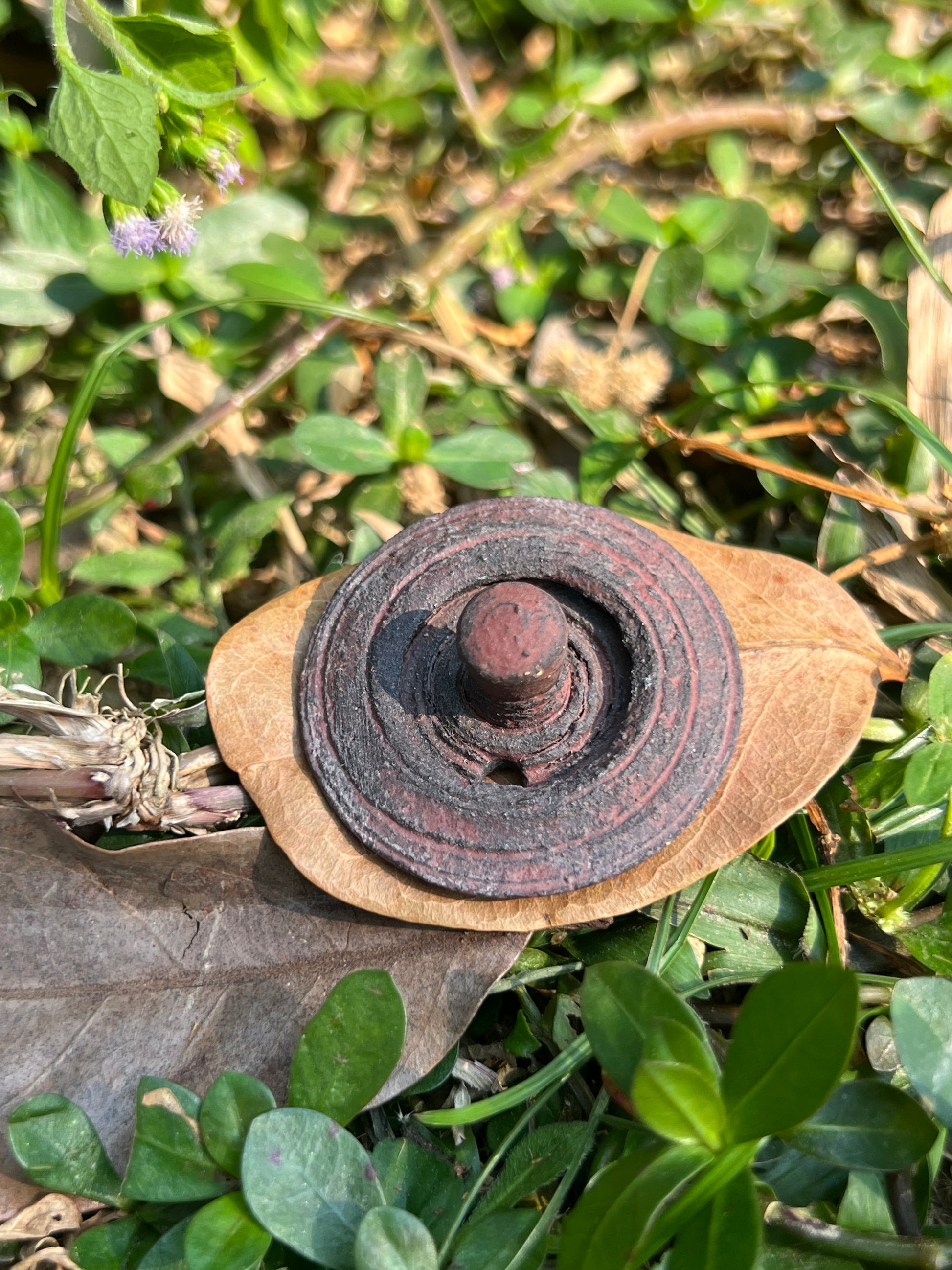 This is a pottery teapot