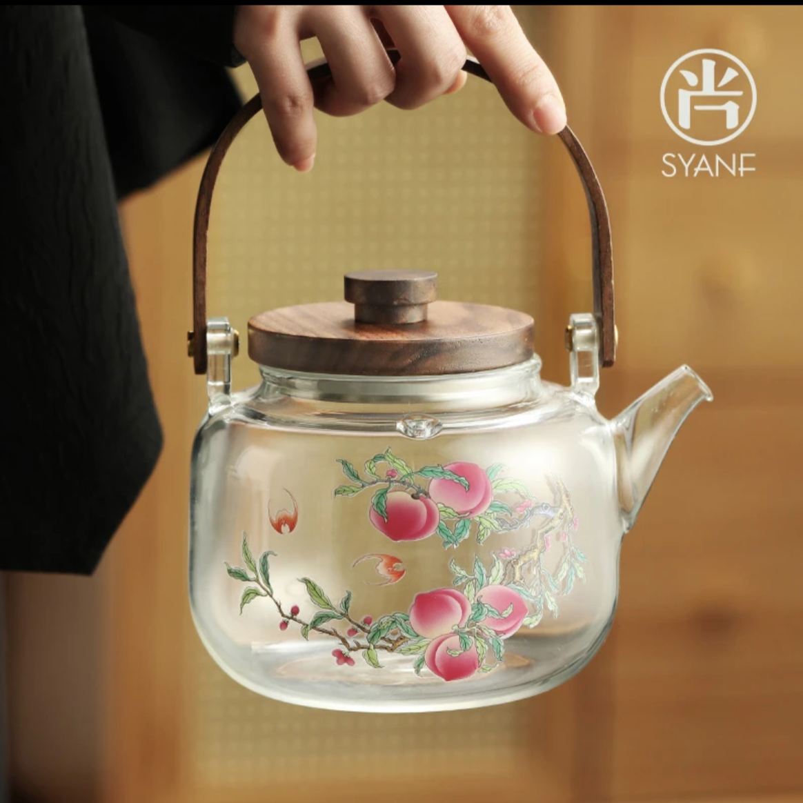 This is an glass kettle