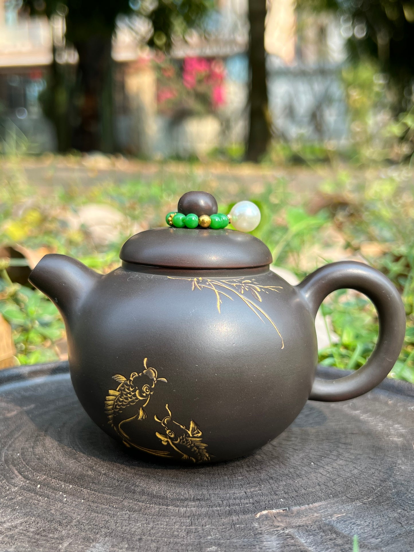 This is a Nixing teapot.this is a Chinese Nixing pottery clay teapot