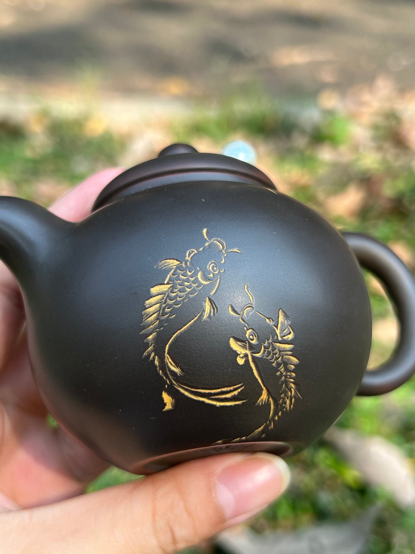 This is a Nixing teapot.this is a Chinese Nixing pottery clay teapot