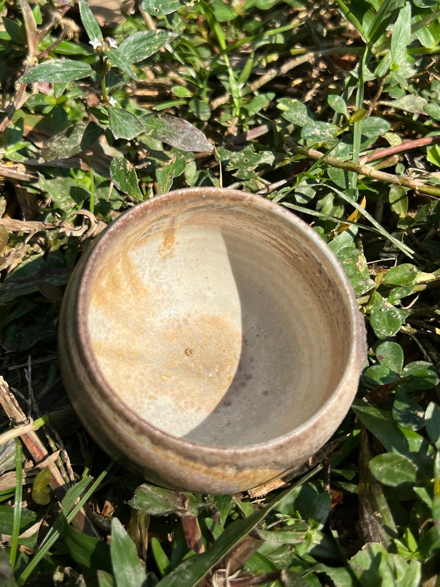 Woodfired Handmade Crude Pottery Teacup Gloss Unique Artwork Chinese Master Pottery Ceramic Japanese Ceramic Tea Ceremony