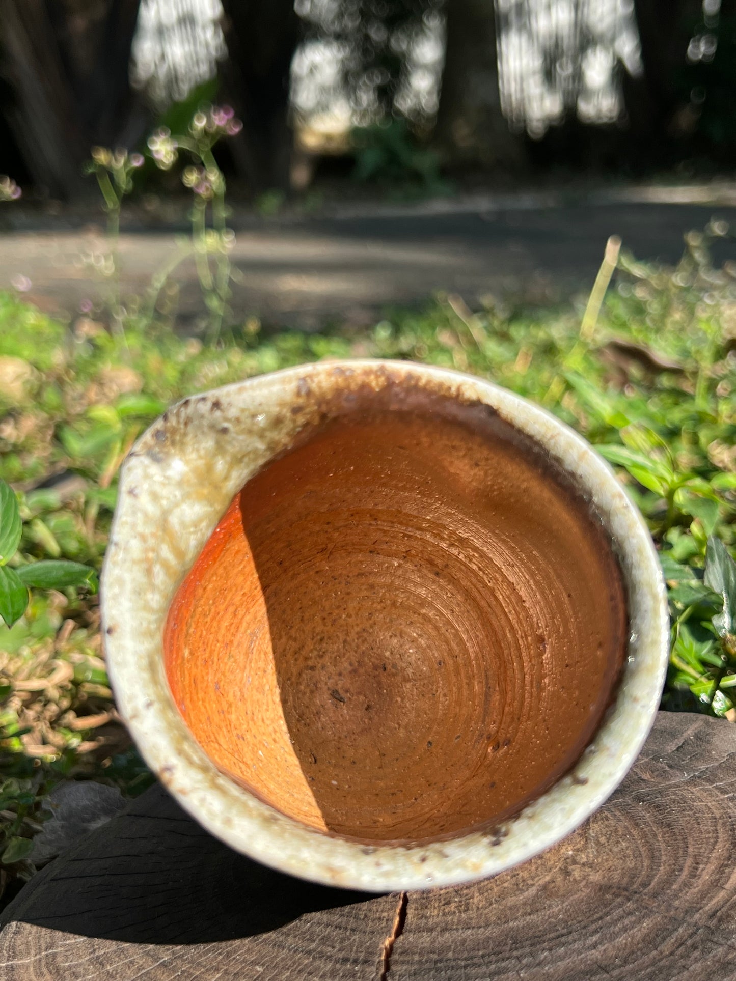 This is a woodfired pottery faircup gongdaobei