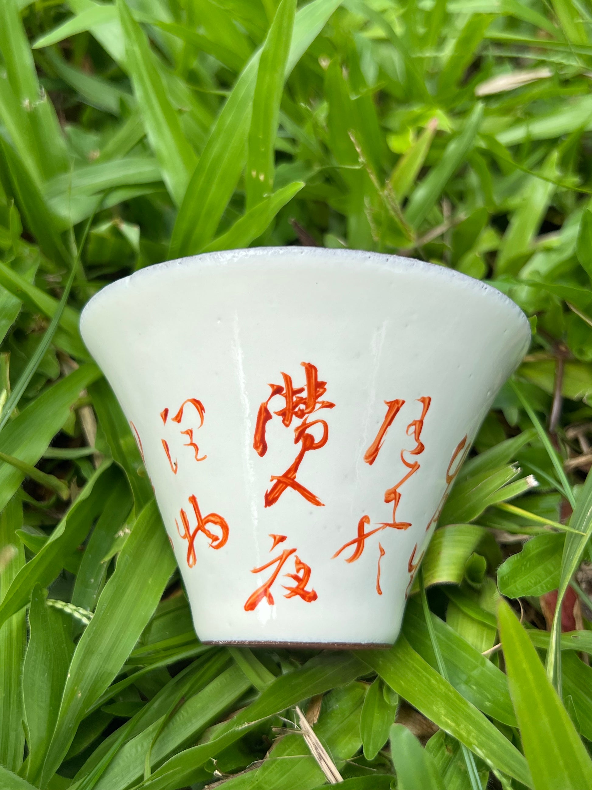 this is a pottery alum red gaiwan 