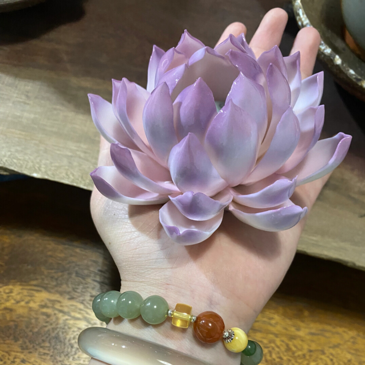 this is a ceramic incense holder