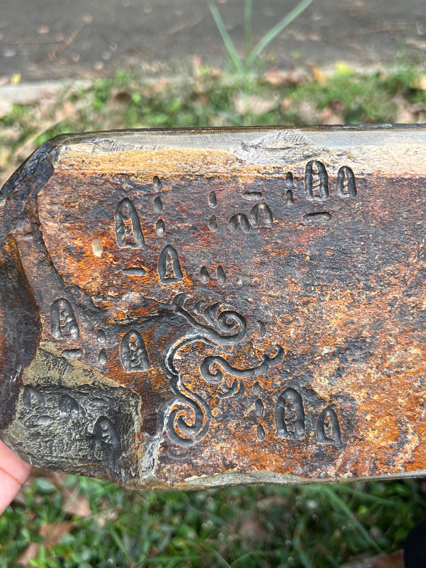 This is an inkstone tea tray tea boat