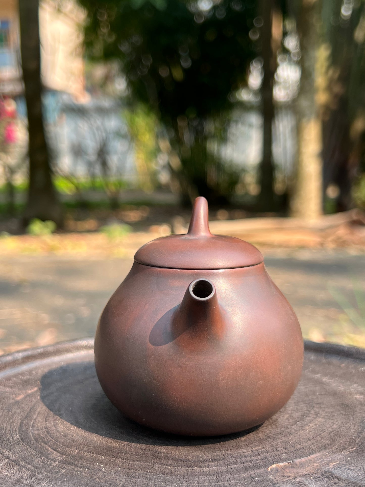 This is a Nixing teapot.this is a Chinese Nixing pottery clay teapot