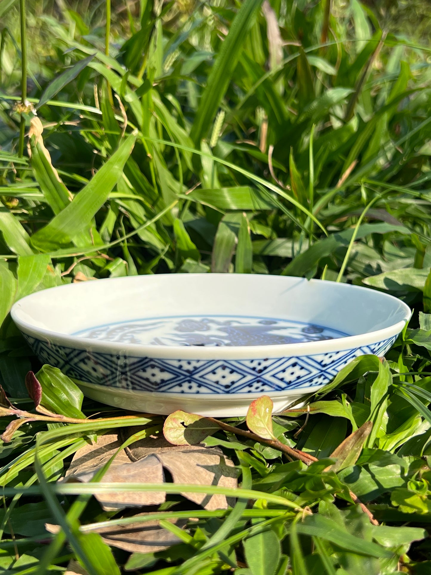 Hand Painted Chinese Phoenix Gaiwan Blue and White Porcelain Teaware Jingdezhen Master Ceramic Artwork