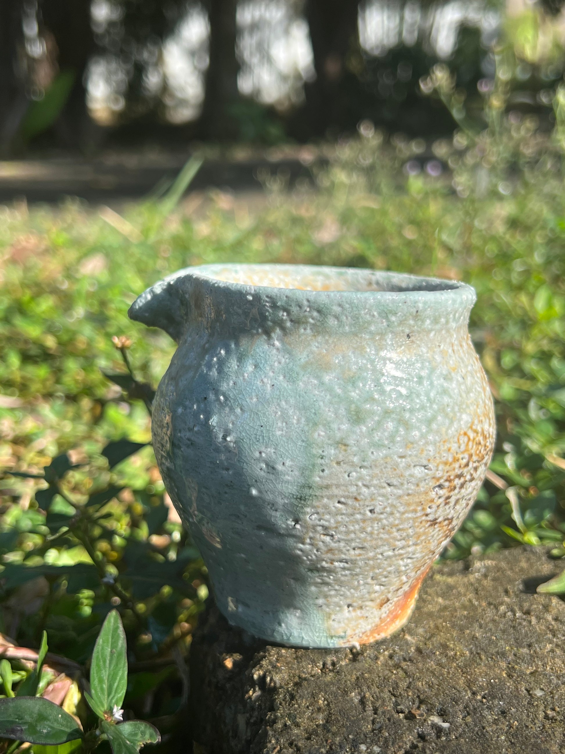 This is a woodfired pottery faircup gongdaobei