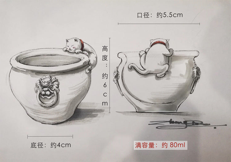 This is a liuli teacup