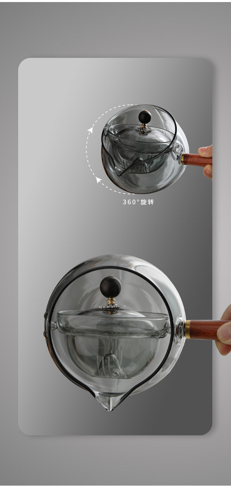 This is a glass teapot. This is a glass kettle