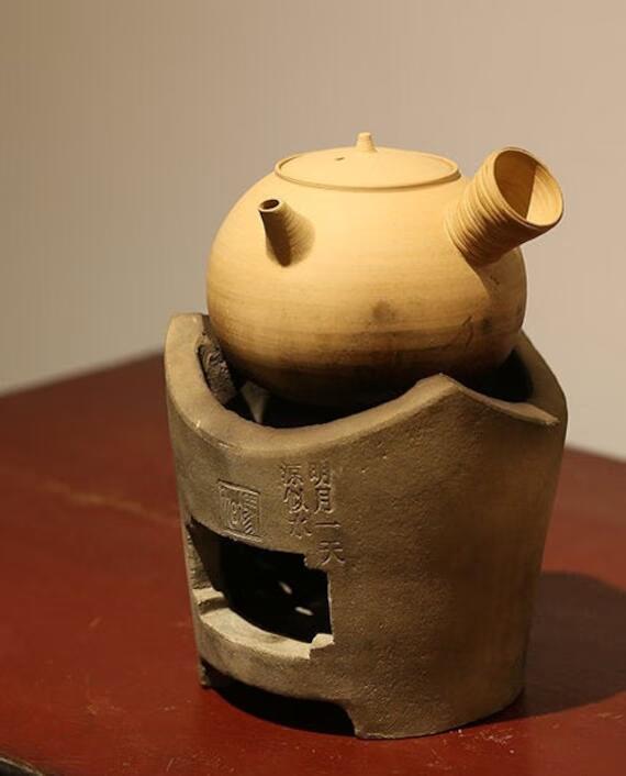 This is a pottery stove