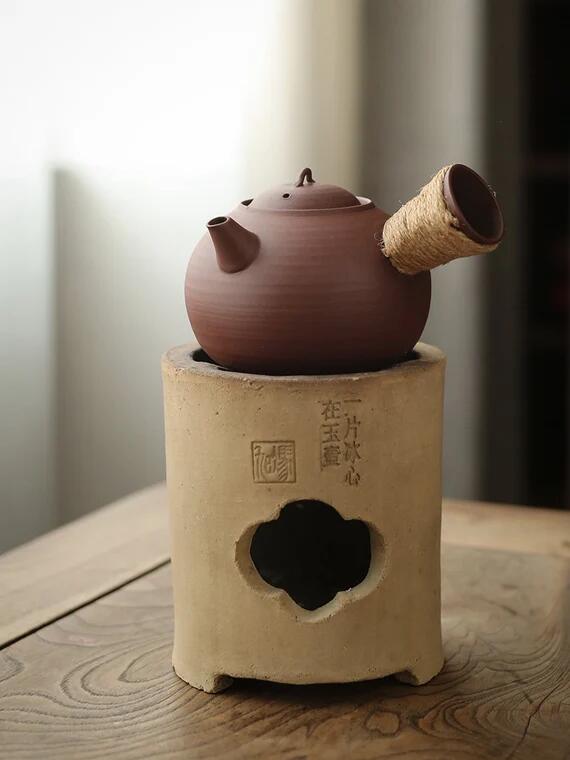 Chaozhou Pottery Water Boiling Kettle for Chinese Gongfu Tea, Tea