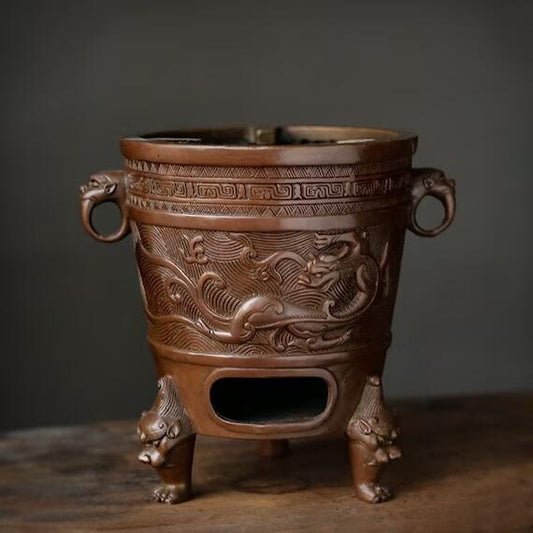 This is a copper stove