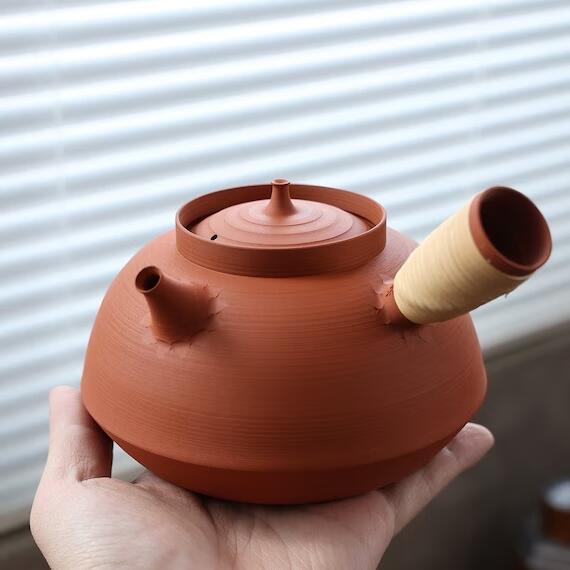 This is a pottery kettle