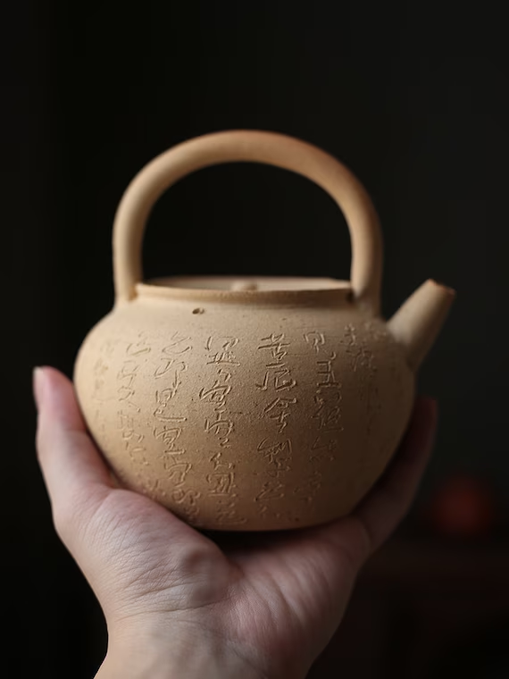 This is a pottery kettle