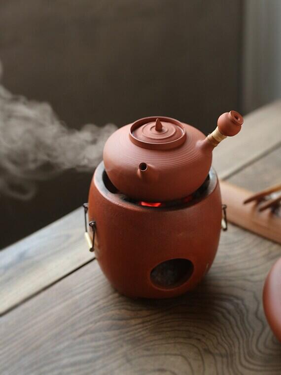 This is a pottery kettle