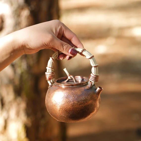 This is a copper kettle