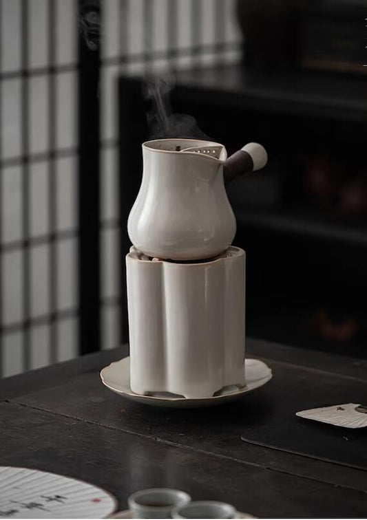 This is a pottery kettle