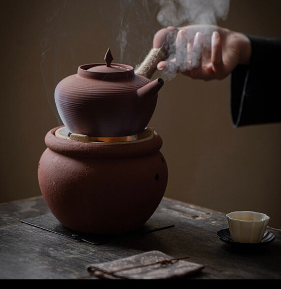 This is a pottery kettle