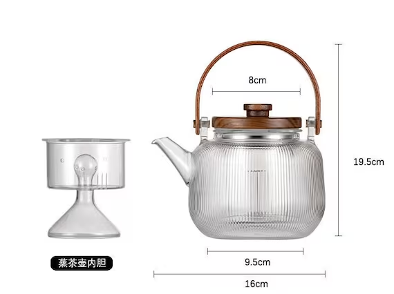 This is a glass kettle