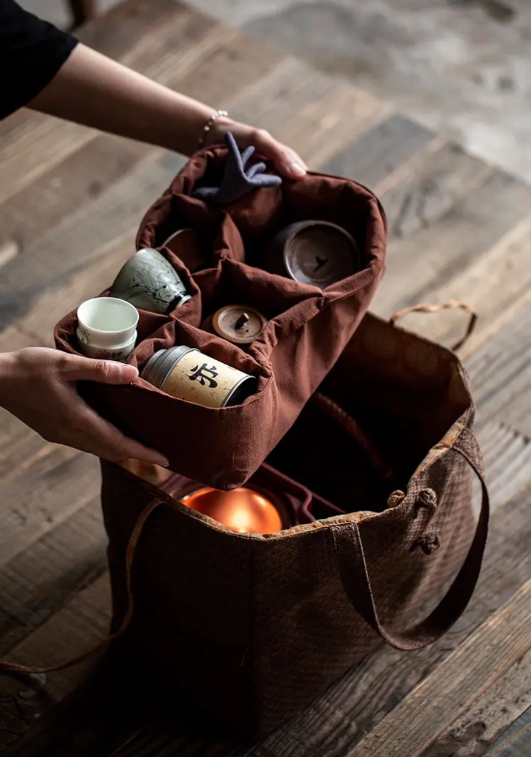 This is a linen storage bag.this is a cloth tea bag