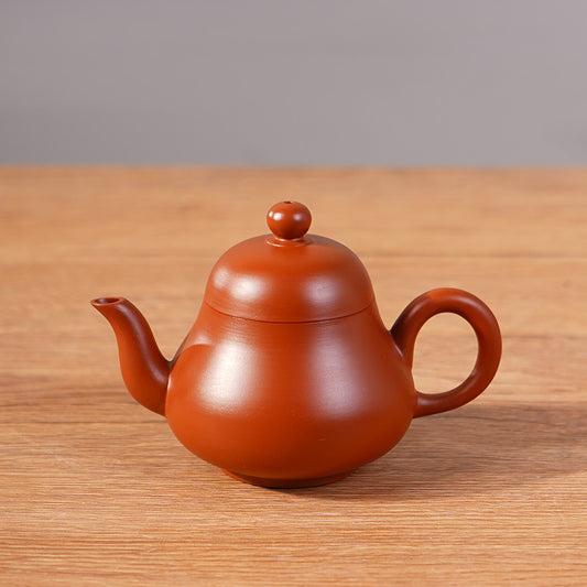 This is a Chaozhou teapot.this is Chaozhou red clay zhuni teapot