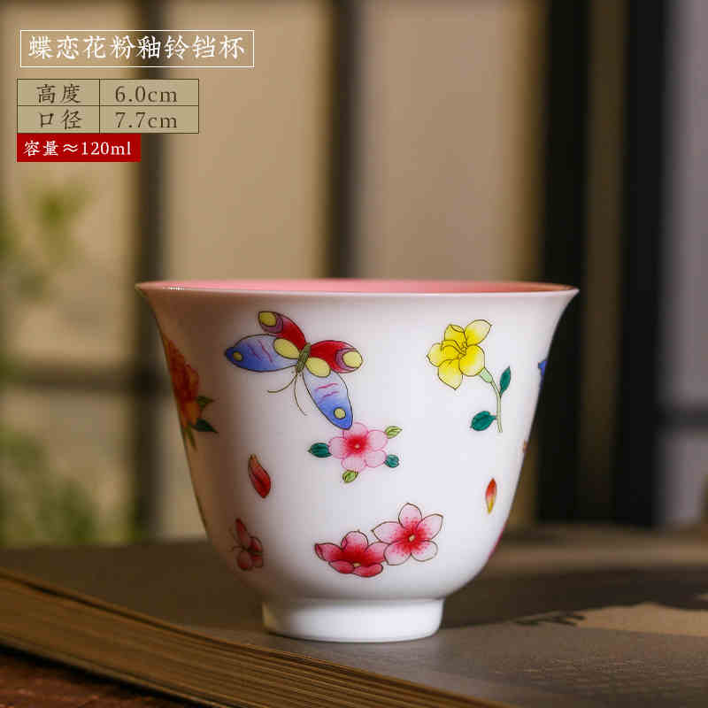 This is Chinese Jingdezhen enamel gaiwan. This is a ceramic teapot