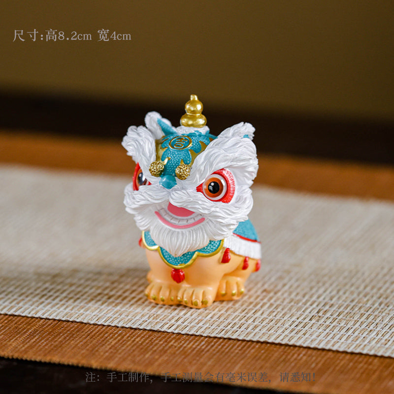 This is Chinese lion dance tea pet. this is a resin tea pet