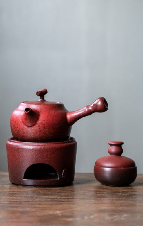 This is a pottery kettle