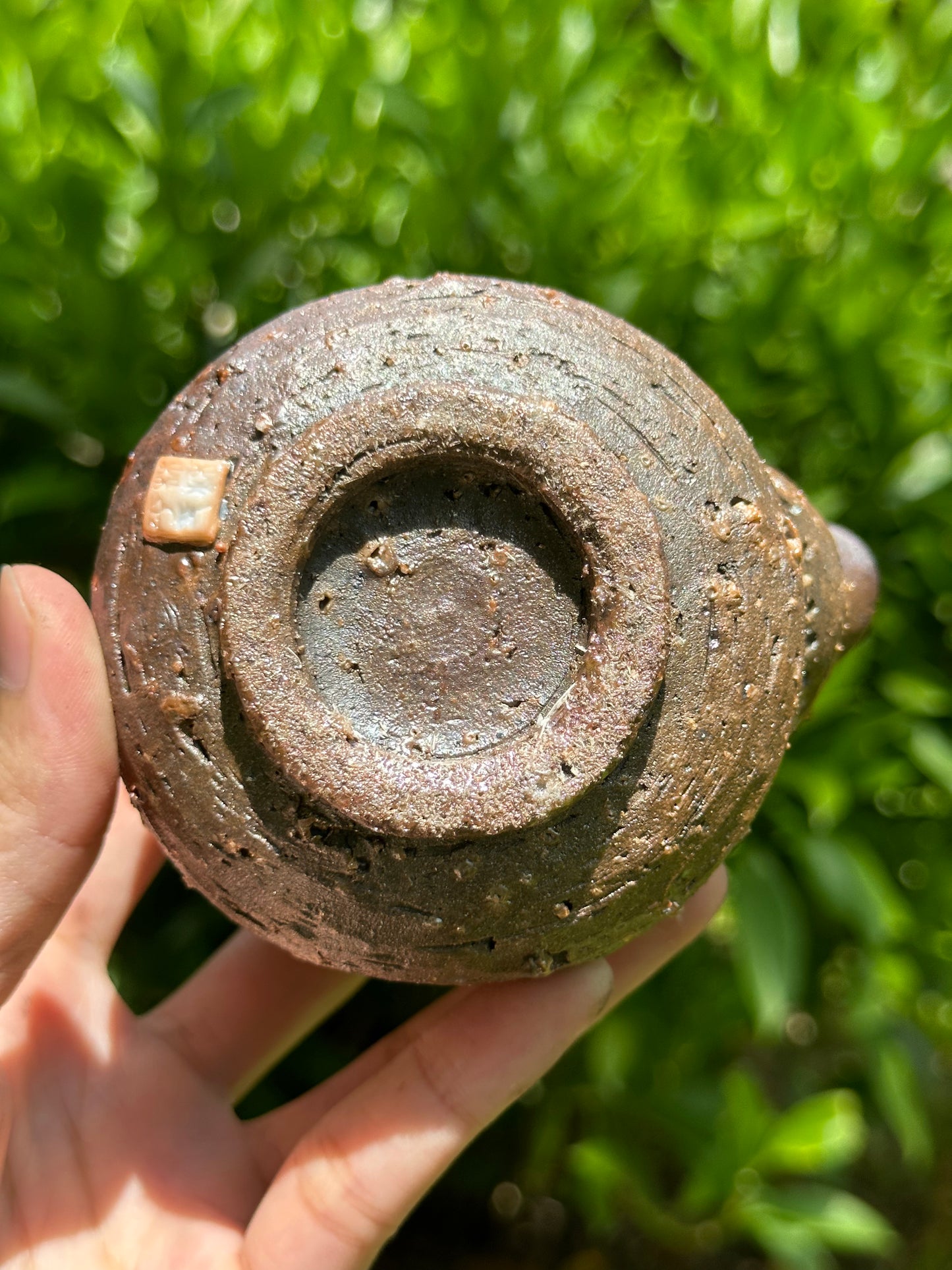 This is a woodfired pottery teapot baoping